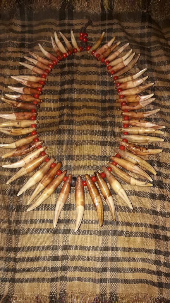 Traditional handcrafted ornament made at the village