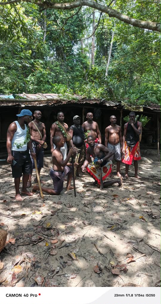 Communauté du village Ngondet Bouana réunie